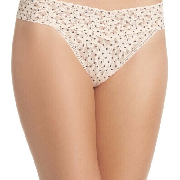 Lot of 3 Hanky Panky Pixie Polka Dot One Size Thong Original Rise - Picture 4 of 4